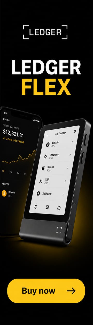 Ledger Flex hardware wallet — secure your crypto in cold storage